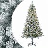 vidaXL Artificial Hinged Christmas Tree 120 cm 150 LEDs Warm White