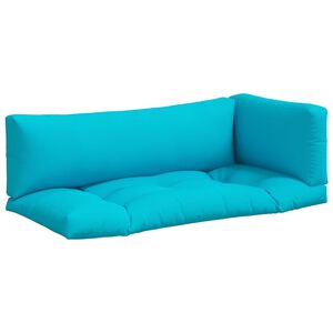 vidaXL Pallet Cushions 3 pcs Turquoise Oxford Fabric