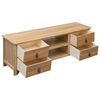 vidaXL TV Cabinet 115x30x40 cm Paulownia Wood