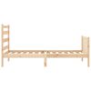 vidaXL Bed Frame without Mattress 90x190 cm Single Solid Wood Pine