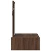 vidaXL Dressing Table Brown 60 x 40 x 70 cm Engineered Wood