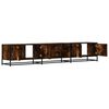 vidaXL TV Cabinet Smoked Oak 210x35x41 cm Engineered Wood