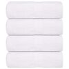 vidaXL Washcloths "FROGN" 4 pcs White 15x21 cm 360 gsm