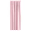 vidaXL Blackout Curtains with Rings 2 pcs Baby Pink 260 x 140 cm