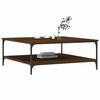 vidaXL Coffee Table Brown Oak 100x100x40 cm Engineered Wood