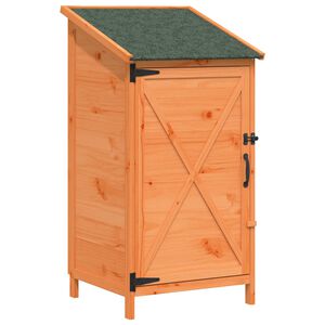 vidaXL Garden Shed Brown 59.5 x 56 x 113.5 cm Solid Fir Wood