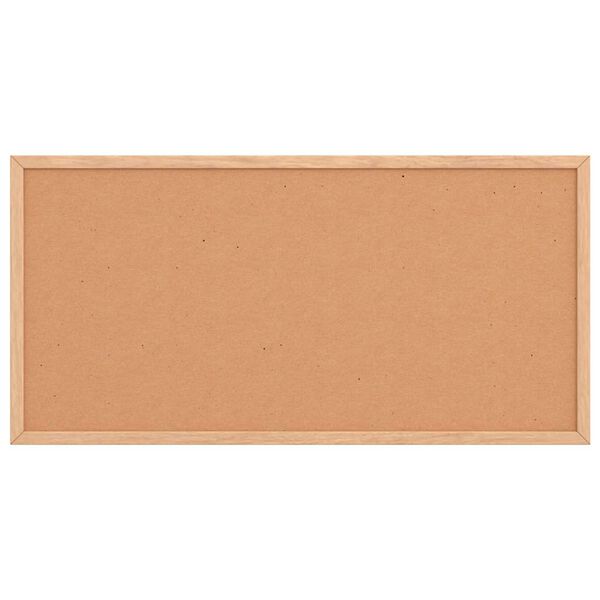 vidaXL Cork Board with Solid Pine Wood Frame 60x30 cm