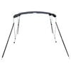 vidaXL 3-bow Bimini Top with Mesh Sidewalls 183x(170-182)x137 cm