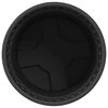 vidaXL Round Flower Pot 6 pcs Black &Oslash; 12.5 x 10 cm Plastic