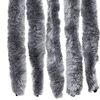vidaXL Fly Curtain Silver 100x200 cm Chenille