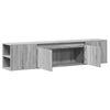 vidaXL TV Wall Cabinet with LED Grey Sonoma 180x31x39.5 cm
