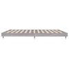 vidaXL Bed Frame without Mattress Grey Sonoma 120x200 cm Engineered Wood