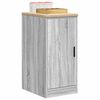 vidaXL Garage Storage Cabinet Grey Sonoma 40x51x85 cm Solid Wood Pine