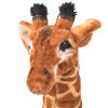 vidaXL Standing Plush Toy Giraffe Brown and Yellow XXL