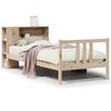 vidaXL Bookcase Bed without Mattress 90x190cm Solid Wood Pine