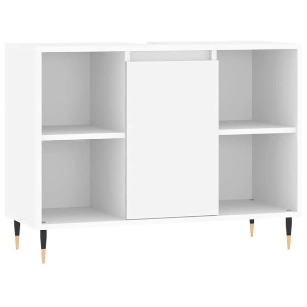 vidaXL Bathroom Cabinet White 80x33x60 cm Engineered Wood