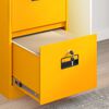vidaXL File Cabinet Mustard Yellow 44 x 50 x 74.5 cm Cold-Rolled Steel