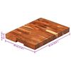 vidaXL Chopping Board 42x30x4 cm Solid Wood Acacia