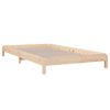vidaXL Stack Bed without Mattress 100x200 cm Solid Wood Pine