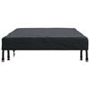 vidaXL Table Cover Plain Black 162 x 92 x 15 cm Fabric