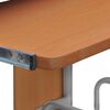 vidaXL Computer Desk Brown 110x52x88.5 cm Engineered Wood