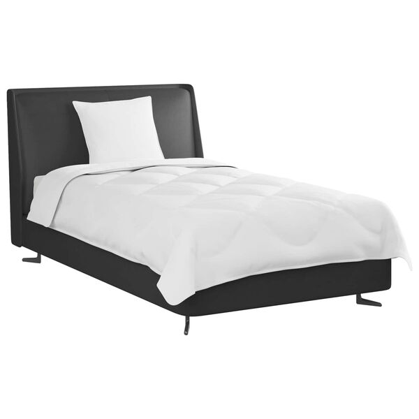 vidaXL All-Season Duvet with Pillow 2 pcs White Microfiber