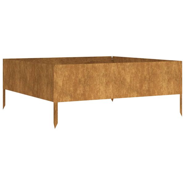 vidaXL Garden Raised Bed 100x100x41 cm Corten Steel