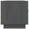 vidaXL TV Cabinet Grey 80x34x35 cm Solid Wood Pine