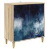 vidaXL Sideboard RAALTE Sonoma 69 x 33 x 75 cm Engineered Wood