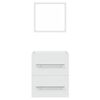 vidaXL Bathroom Cabinet with Mirror White 41x38.5x48 cm Engineered Wood