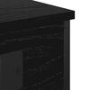 vidaXL Bedside Cabinet Black Oak 41 x 31 x 51 cm Engineered Wood