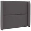 vidaXL Headboard Ear Grey 80 x 16 x 4 cm PVC