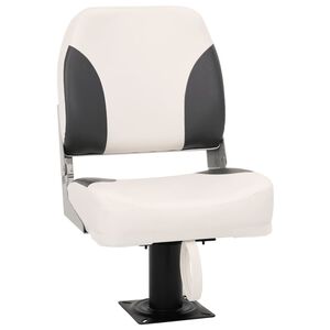 vidaXL Foldable Boat Seat 1 Set Low Backrest with Fixing Strap