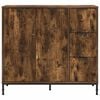 vidaXL Sideboard Smoked Oak 89.5 x 33 x 82 cm Engineered Wood