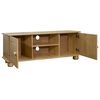 vidaXL TV Cabinet 115x29x40 cm Solid Pine Wood