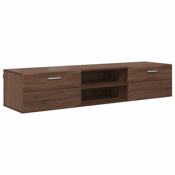 vidaXL Wooden Cabinet Brown Oak 150 x 39 x 30 cm Engineered Wood