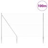 vidaXL Fence Post Silver 100 x 1.6 m (36 mm mesh) Steel