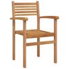 vidaXL Chair 8 pcs Brown Solid Teak Wood