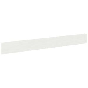 vidaXL Lawn Edging 10 pcs 100 x 12 cm Steel White