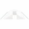 vidaXL Greenhouse with Steel Frame White 80 m&sup2; 16x5x2.3 m