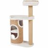 TRIXIE Cat Scratching Post "Falco" Light grey and Brown