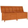 vidaXL Garden Storage Box Brown 198.5x50x56.5 cm Solid Wood Fir
