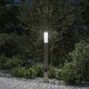 vidaXL Bollard Light with Outlet 80 cm Stainless Steel IP44