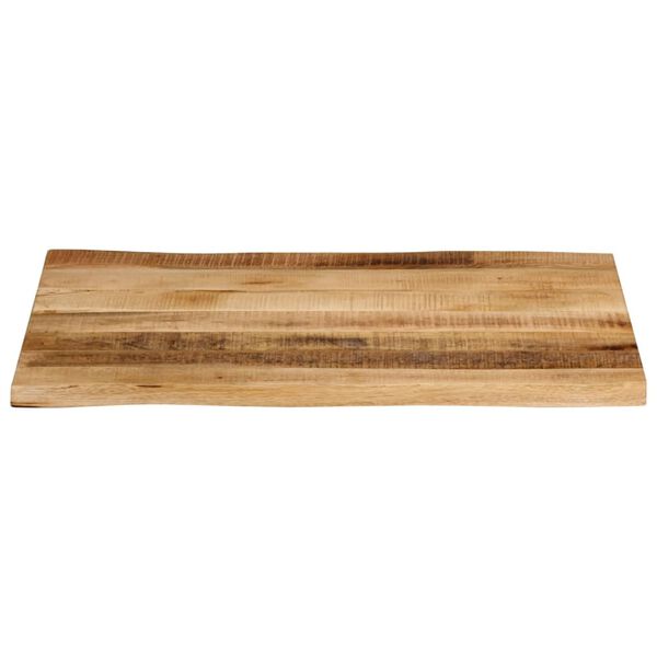 vidaXL Table Top Live Edge 70x60x3.8 cm Solid Wood Rough Mango
