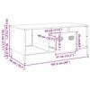 vidaXL Coffee Table Pink 101.5x50x43.5 cm Cold-rolled Steel