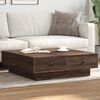 vidaXL Coffee Table Brown oak 90x90x28 cm Engineered Wood