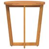 vidaXL Garden Side Table Round Ø70x75 cm Solid Wood Acacia