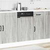 vidaXL Dishwasher Panel&nbsp;Kalmar&nbsp;Grey Sonoma 45x1.5x57 cm Engineered Wood