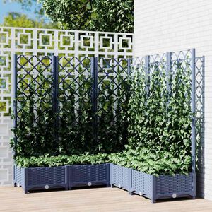 vidaXL Garden Blue Grey 120 x 120 x 121.5 cm