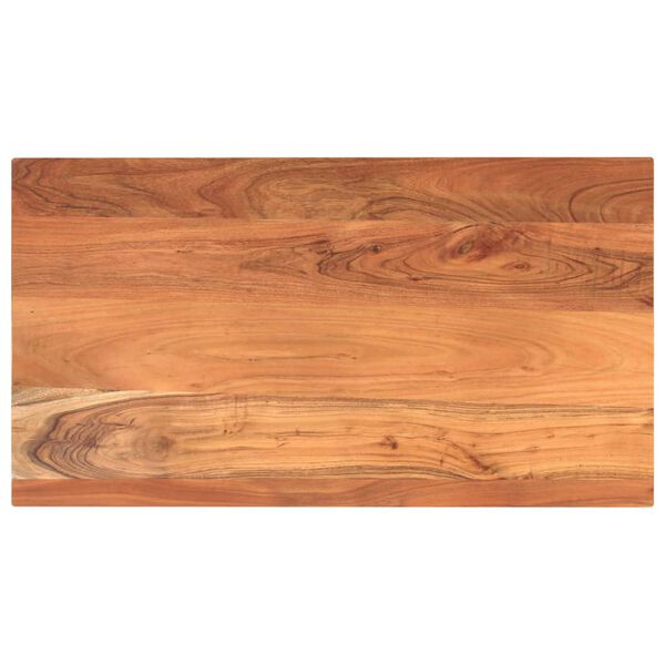 vidaXL Table Top 110x70x2.5 cm Rectangular Solid Wood Acacia